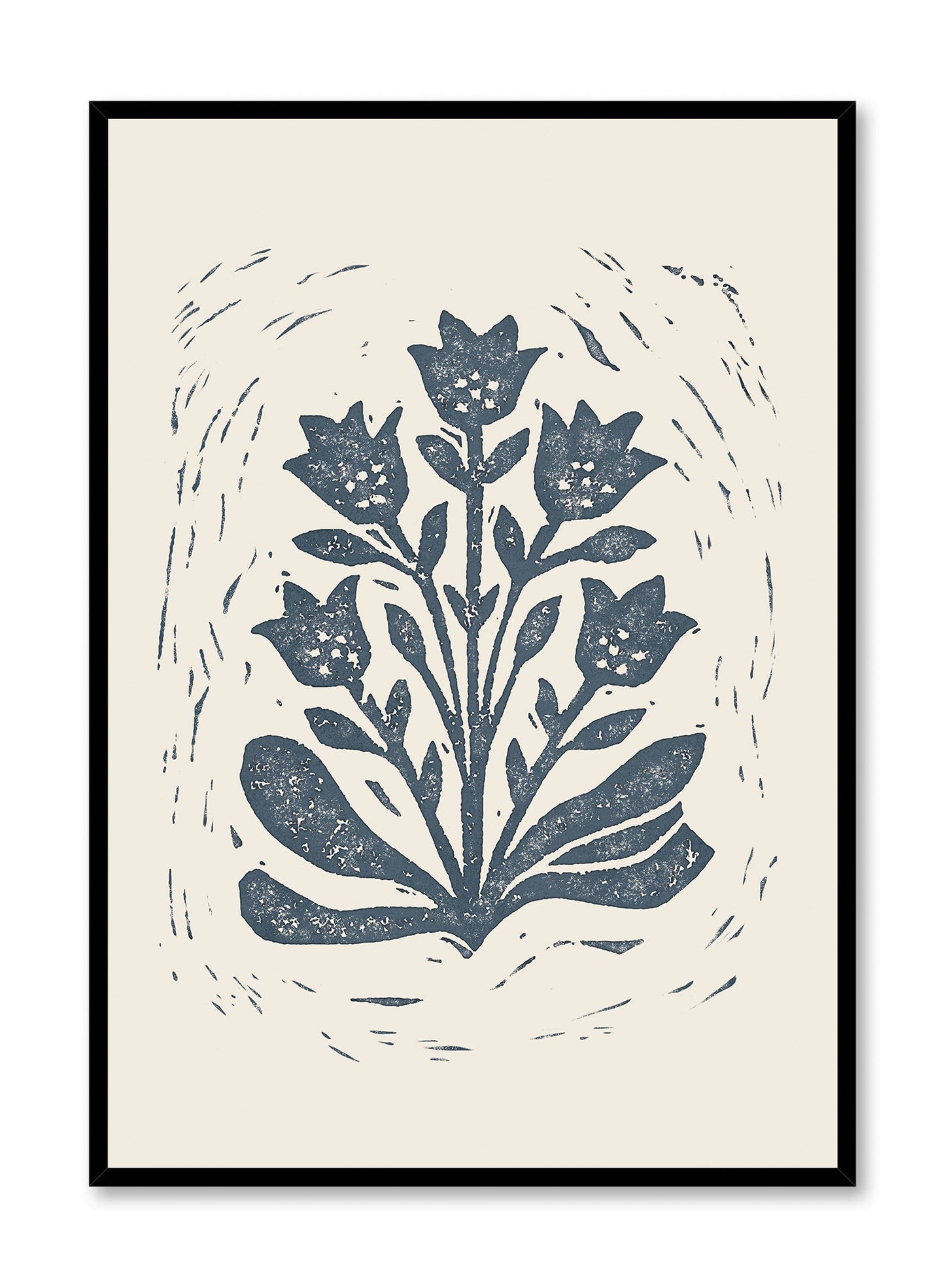 Wildflower Silhouette, Poster
