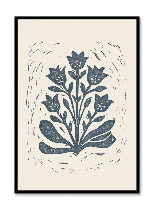 Wildflower Silhouette, Poster