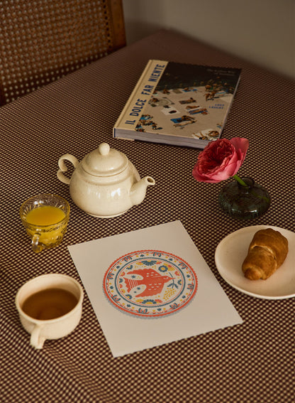 Cardinal Dish, Poster