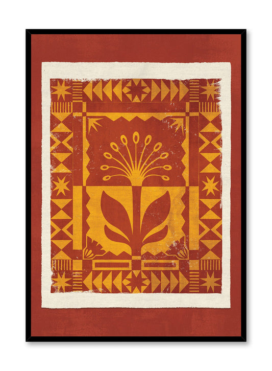 Sunburst Quilt, Poster