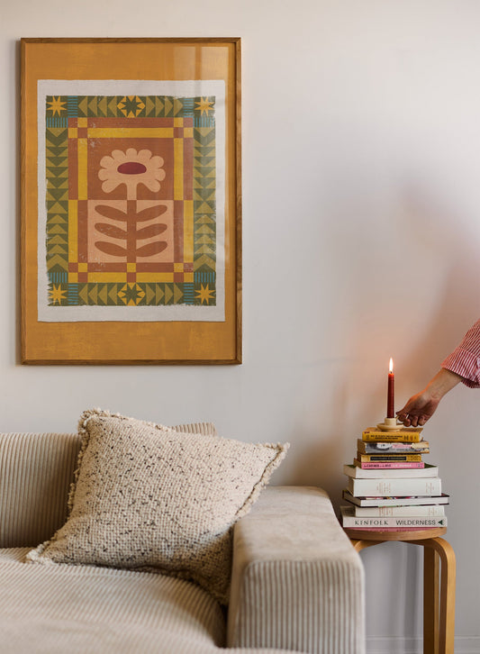 Petals in Patchwork, Poster